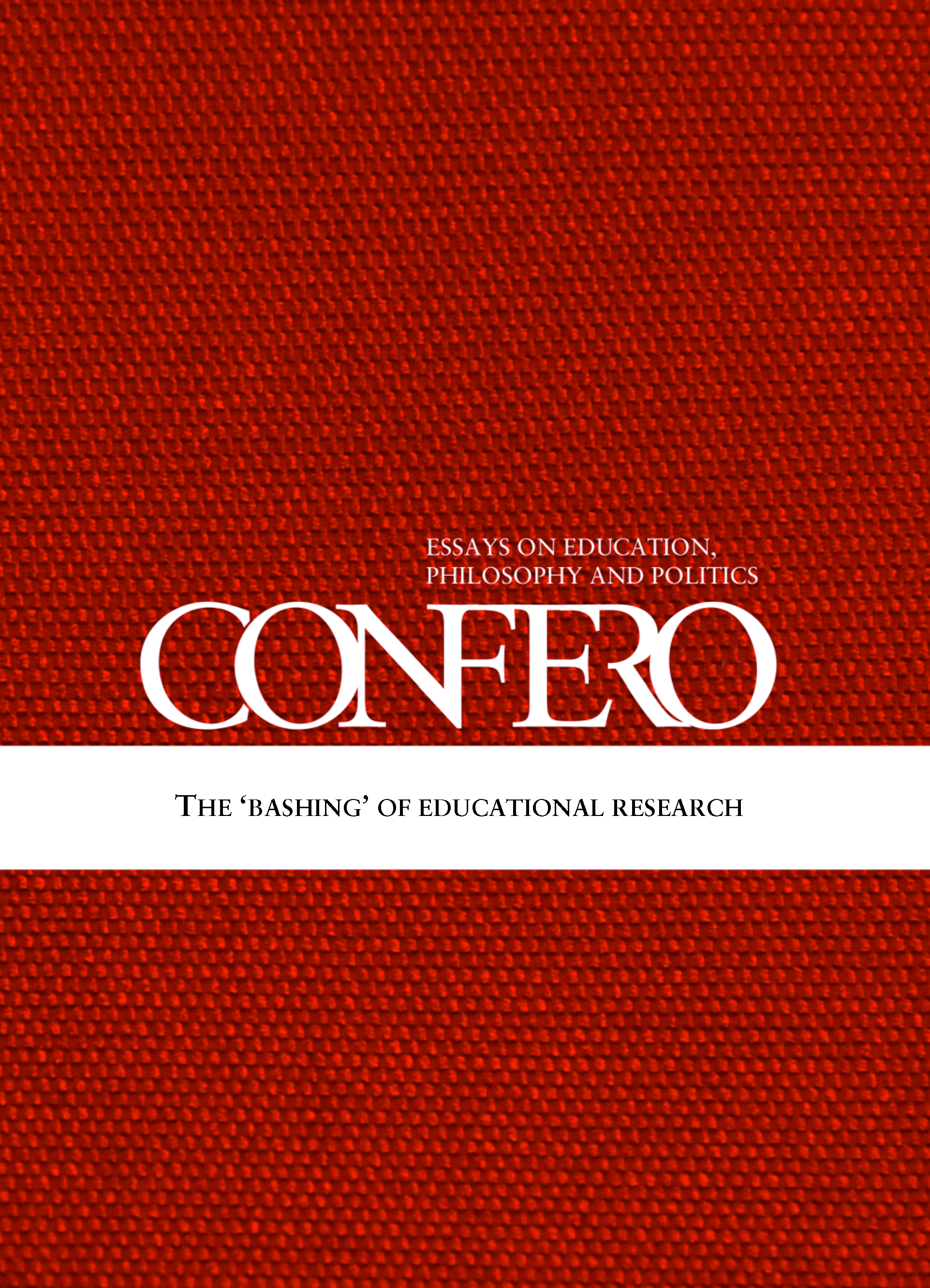 					View Vol. 6 No. 1 (2018): The ‘Bashing’ of Educational Research
				